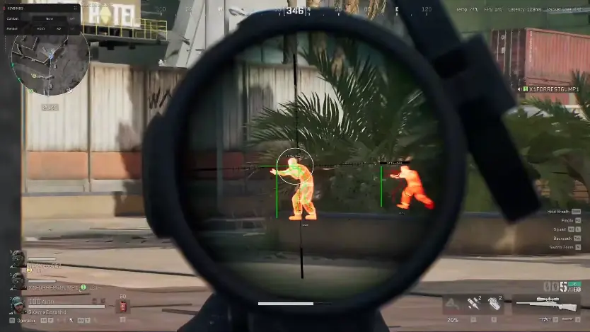 Delta Force Hacks patch notes — scoped ESP and aim lock after a live match